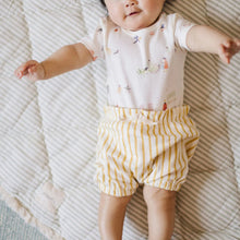 Load image into Gallery viewer, Short Sleeve Shoulder Snap One Piece | Pehr