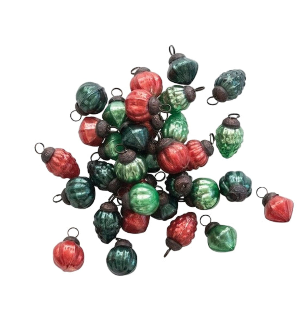 1” Mercury Glass Ornaments | Creative Co-op