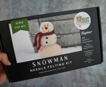 Load image into Gallery viewer, Bear Creek Felting | Snowman Needle Felting Kit