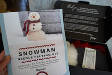Load image into Gallery viewer, Bear Creek Felting | Snowman Needle Felting Kit
