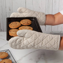 Load image into Gallery viewer, Dove Gray Stonewash Oven Mitt | Danica Heirloom