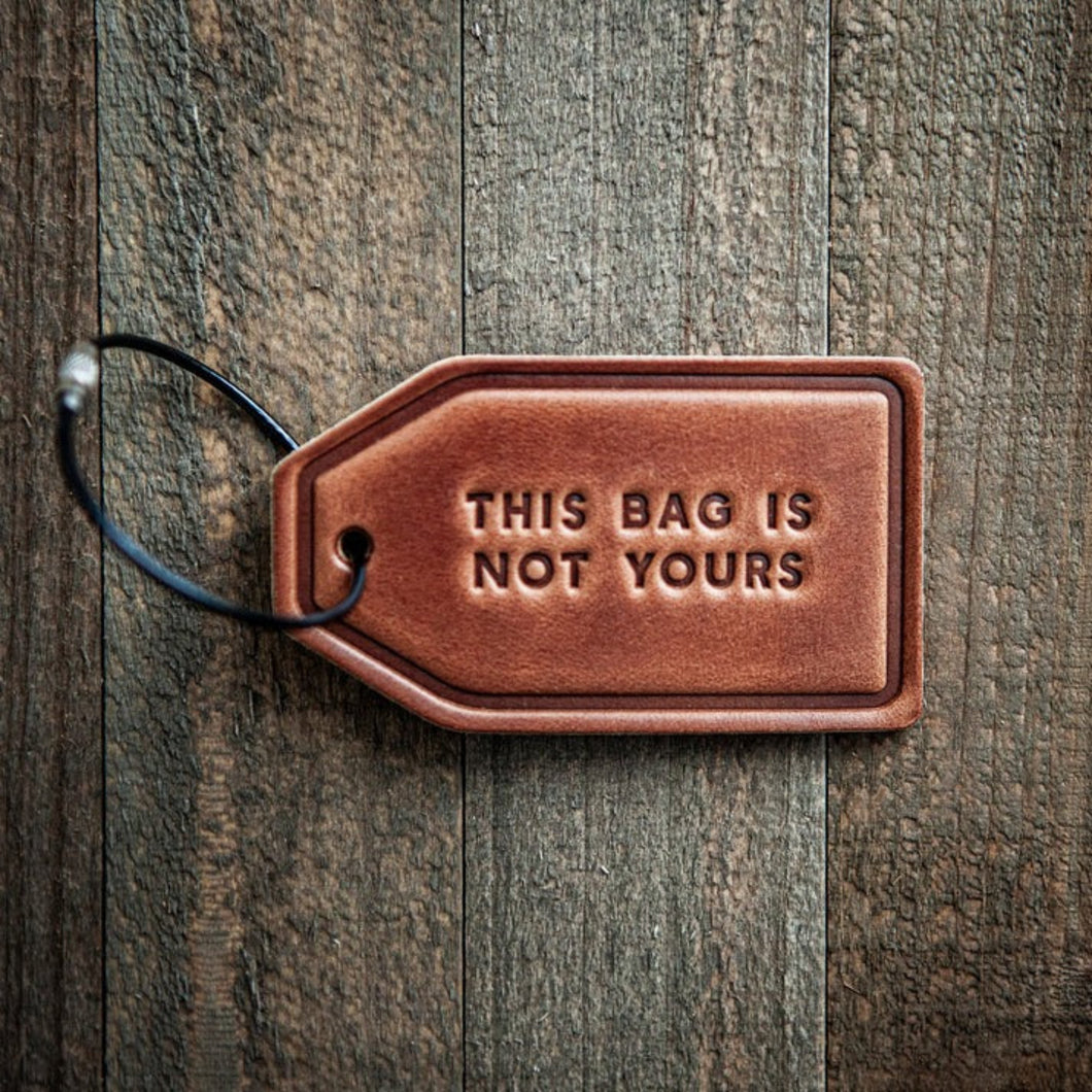 Leather Luggage Tag | Sugarhouse Leather