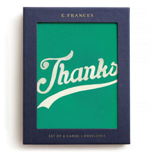 Load image into Gallery viewer, Varsity Thanks Notecard Boxed Set | E. Frances Paper