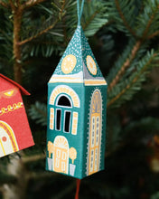 Load image into Gallery viewer, Winter Steeple Screen-Printed Board Ornament | East End Press