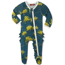 Load image into Gallery viewer, Ruffle Zipper Footed Romper | Milkbarn