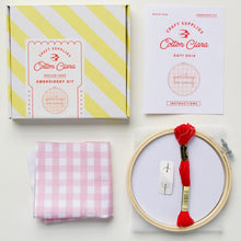 Load image into Gallery viewer, Hoop Embroidery Kit | Cotton Clara