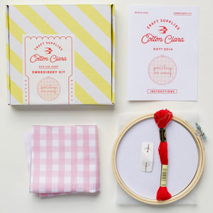 Hoop Embroidery Kit | Cotton Clara