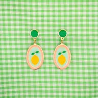 Load image into Gallery viewer, Oval Earrings | Tiny Deer Studio