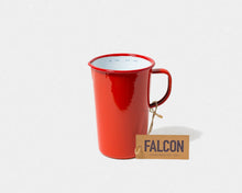 Load image into Gallery viewer, Red 2 pint ceramic pitcher