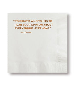 Cocktail Napkins | Sapling Press