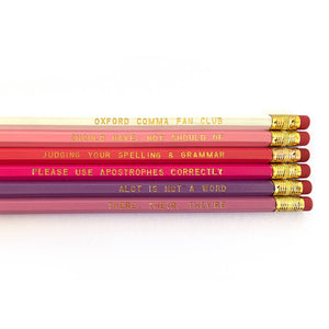 Grammar Pencil Pack | Slightly Stationery