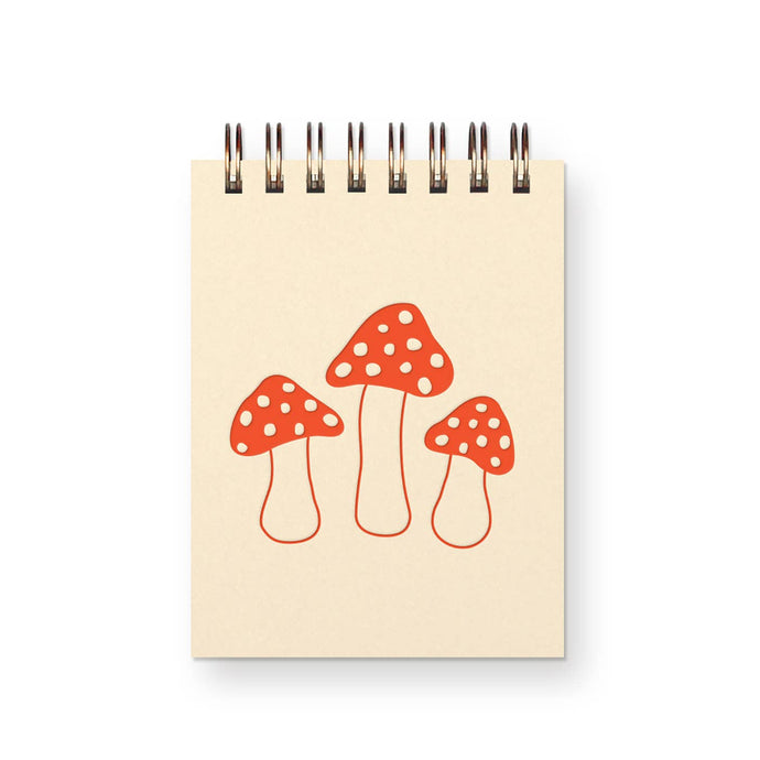 Mushroom Mini Jotter Notebook | Ruff House Print Shop