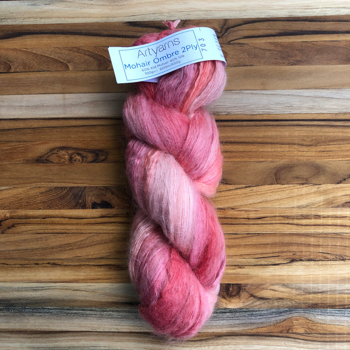 Mohair Silk Ombre 2-ply 100g | Artyarns