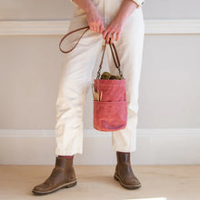 Load image into Gallery viewer, Waxed Canvas Bucket Bag | Twig &amp; Horn