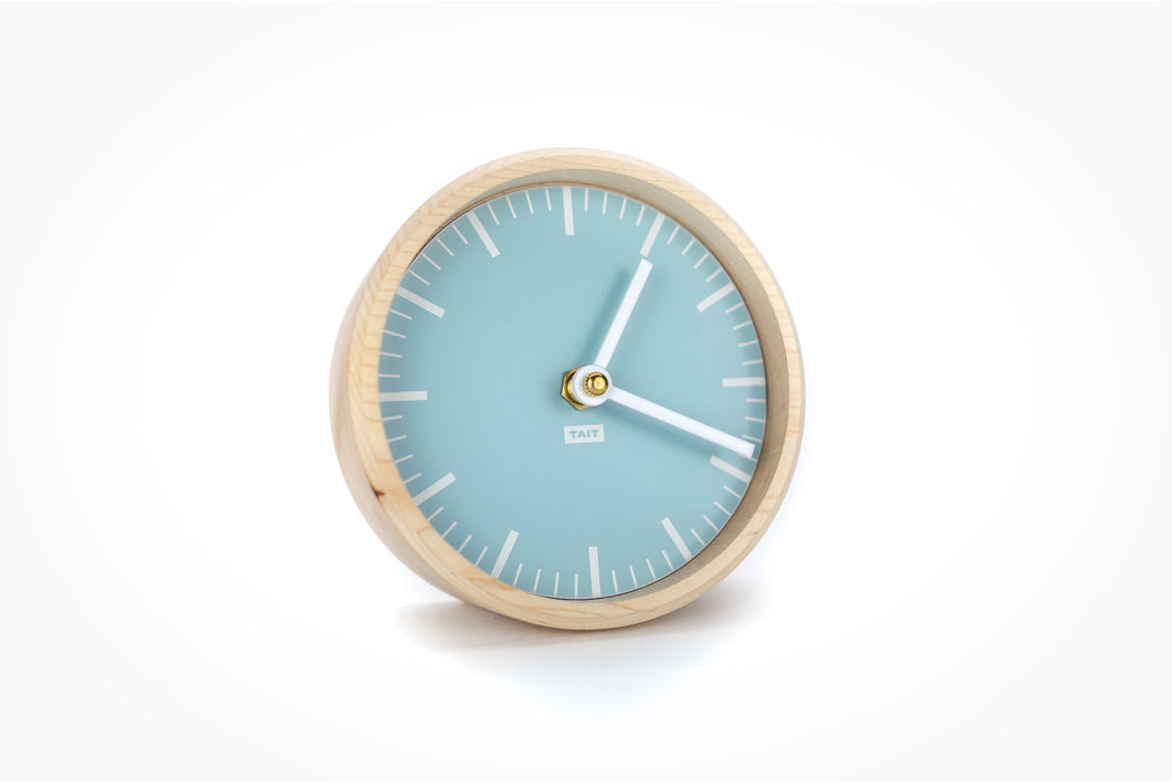 Solid Maple & Aluminum Desk Clock | TAIT Design Co.