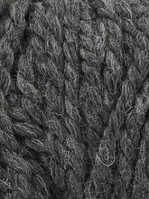 Load image into Gallery viewer, Close up of Jody Long Andeamo yarn in color 001. Strands in shades of light and dark gray