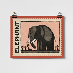 Vintage Stamp Fine Art Prints Unframed -11”x14” | Roomytown