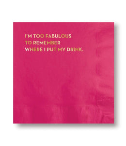 Cocktail Napkins | Sapling Press