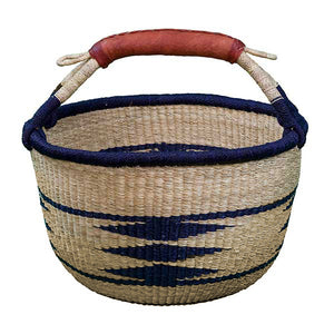 Ghanaian Woven Grass Baskets | African Market Baskets