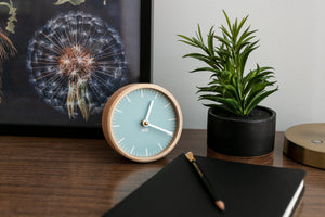 Solid Maple & Aluminum Desk Clock | TAIT Design Co.