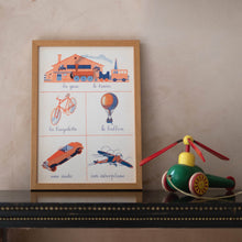Load image into Gallery viewer, French First Words Animals Fine Art Print-Unframed -11”x14” | Roomytown