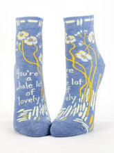 Load image into Gallery viewer, Women&#39;s Ankle Socks | Blue Q