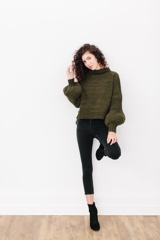 Julienne Sweater in Organic Merino | Handspun Hope