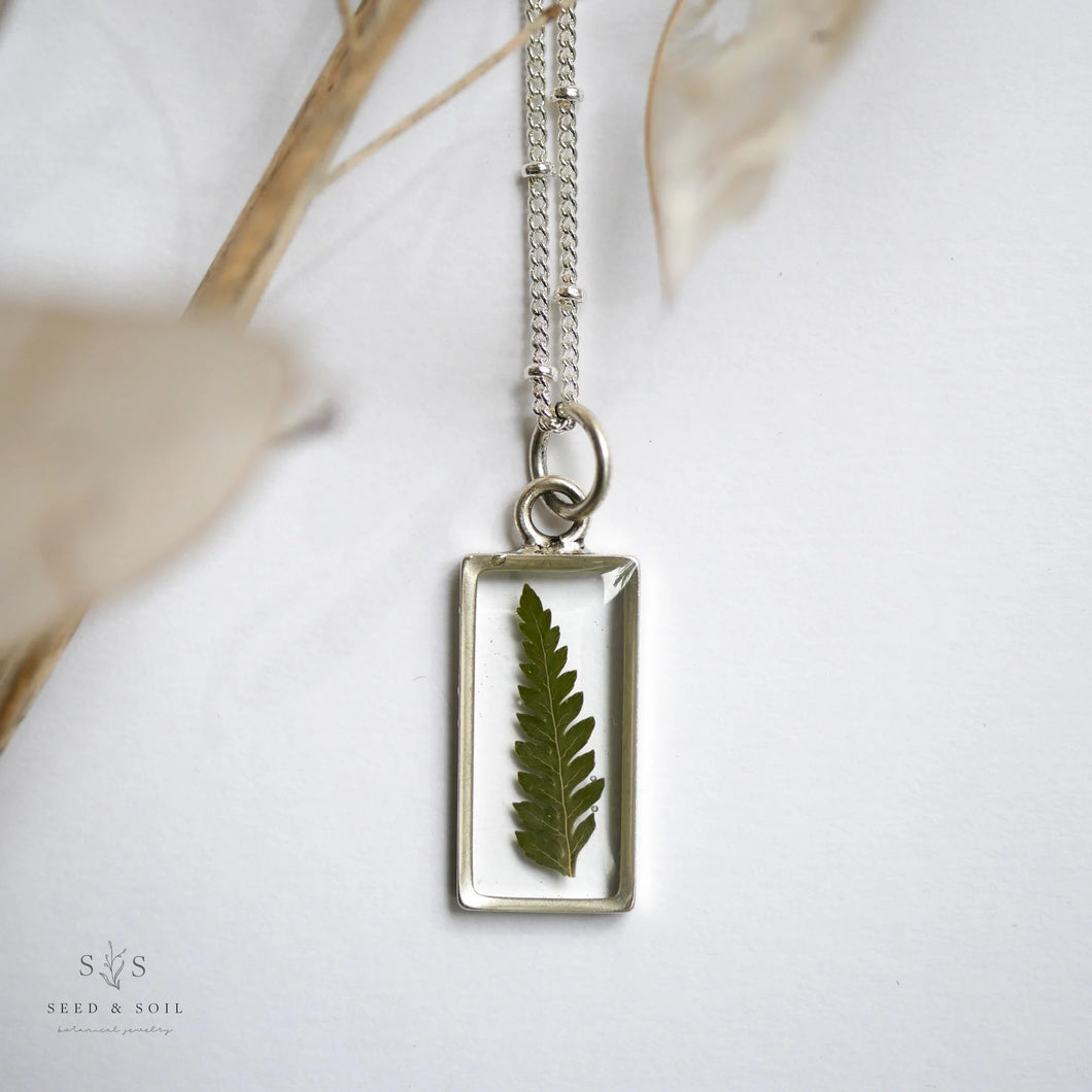Large Rectangle Necklace | Seed & Soil Shop