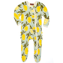 Load image into Gallery viewer, Ruffle Zipper Footed Romper | Milkbarn