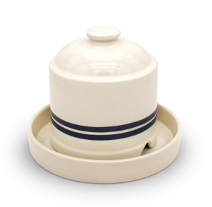 Pet Feeder ~ Automatic Watering Dish | Ohio Stoneware