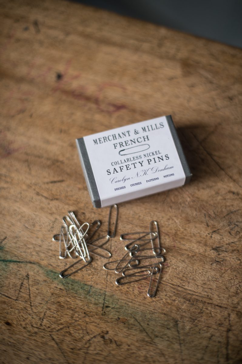 Nickel French Safety Pins | Merchant & Mills