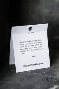Tailor's Thimble | Merchant & Mills
