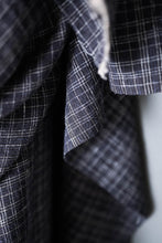 Load image into Gallery viewer, Wobble Navy Check Linen | Merchant &amp; Mills