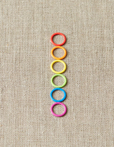 Colored Ring Stitch Markers | Cocoknits