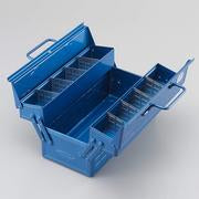 Steel Toolbox w/ Cantilever Lid & Upper Storage Trays  ST-350 | Toyo