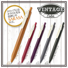 Load image into Gallery viewer, Sarasa Vintage Clip Pen Set | Zebra