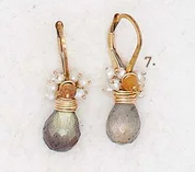 Labradorite Fringe Earrings | River Song Jewelry