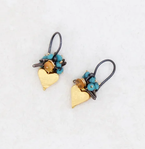 Tiny Treasures Heart Earrings | River Song Jewelry