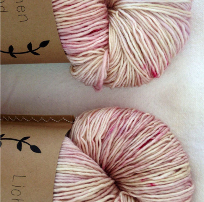 Single Ply Merino Fingering Yarn | Lichen and Lace