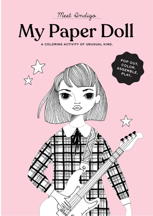 Coloring Paper Doll Kit | Of Unusual Kind