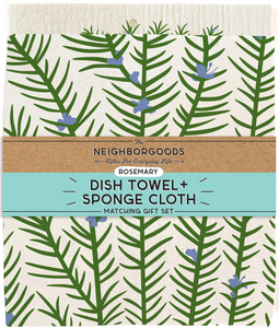 Dish Towel and Sponge Cloth Set | The Neighborgoods