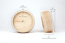 Load image into Gallery viewer, Solid Maple &amp; Aluminum Desk Clock | TAIT Design Co.