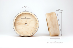 Solid Maple & Aluminum Desk Clock | TAIT Design Co.