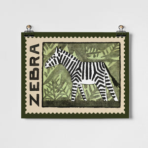 Vintage Stamp Fine Art Prints Unframed -11”x14” | Roomytown