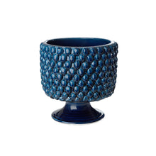 Load image into Gallery viewer, Shiny Blue Pinecone Planters | Abigails