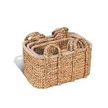 Load image into Gallery viewer, Woven Water Rectangle Hyacinth Basket | Montes Doggett