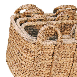 Woven Water Rectangle Hyacinth Basket | Montes Doggett