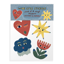 Load image into Gallery viewer, Wide Eyes Vinyl Stickers Pack | Isatopia