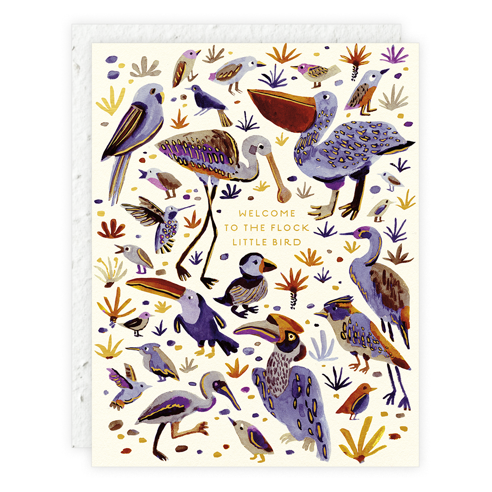 Little Bird Baby Card | Seedlings