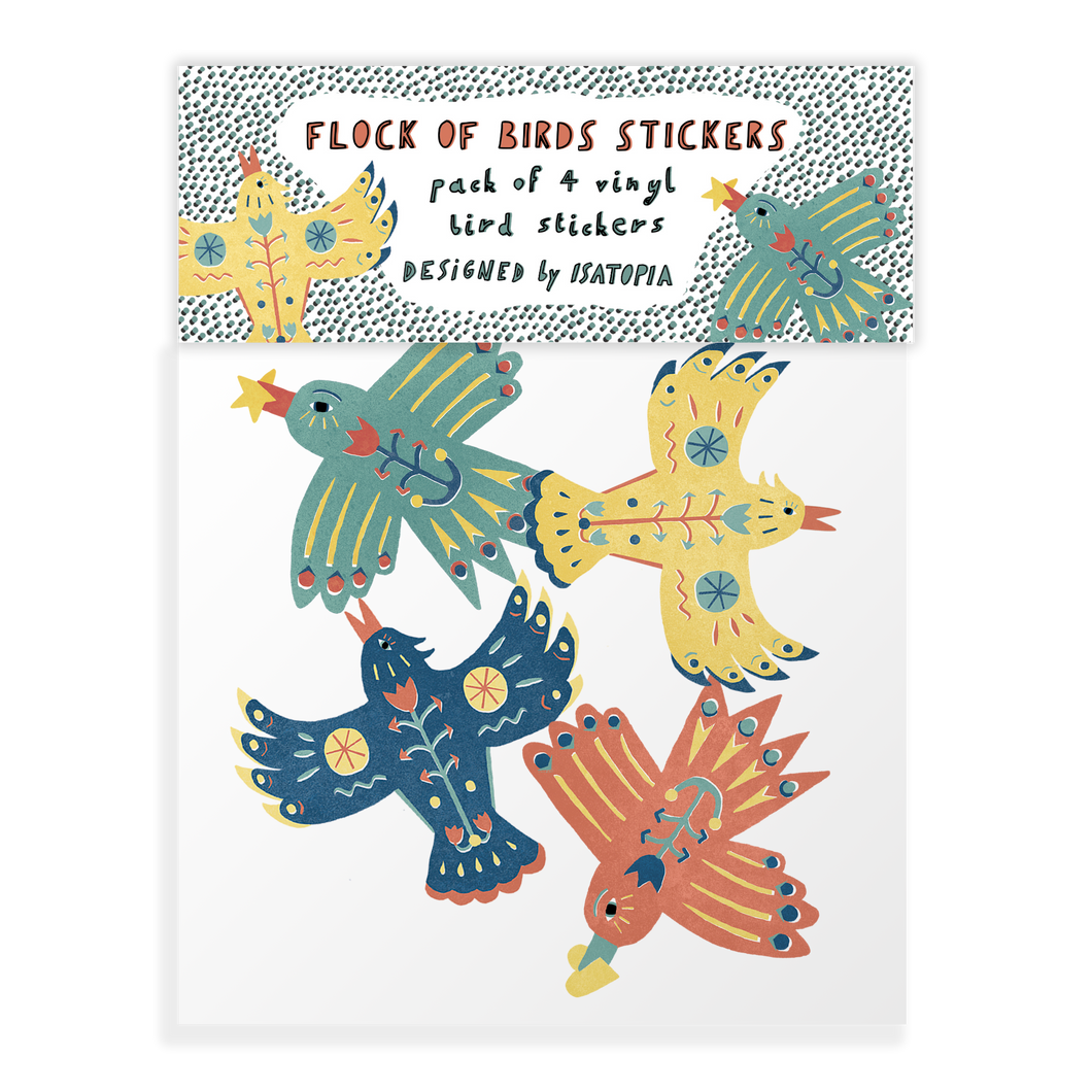 Flock of Birds Stickers Pack | Isatopia